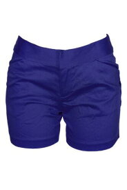 INC Inc International Concepts Blue Cotton Blend Shorts 10 レディース