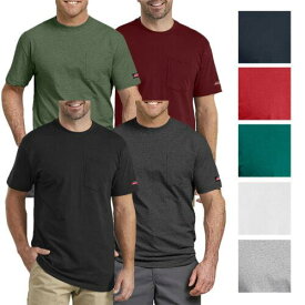 ディッキーズ Dickies Men's T-Shirt Casual Front Pocket Crew Neck Workwear Short Sleeve Tee メンズ
