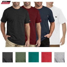 ディッキーズ Dickies Men's T-Shirt Casual Front Pocket Short Sleeve Crew Neck Workwear Tee メンズ