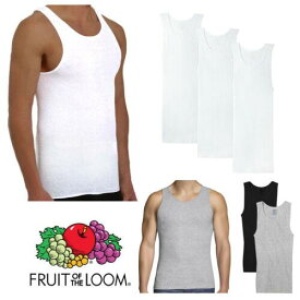 Fruit of the Loom フルーツオブザルーム Fruit Of The Loom Men's Multi Pack Tank Top Tag-Free Cotton Athletic A-Shirts メンズ
