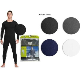 ThermaTek Therma Tek Mens Thermal Underwear Microfiber Fleece Long Johns Top & Bottom Set メンズ