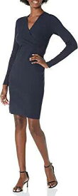 New ListingLark & Ro Womens Long Sleeve Faux Wrap Sheath Dress Navy Size X-Small レディース