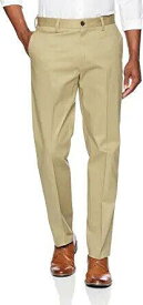 Buttoned Down Mens Relaxed Fit Flat Front Non-Iron Dress Chino Pant Wheat Size メンズ