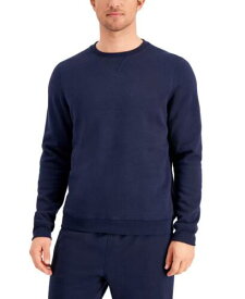 Id Ideology Mens Fleece Pullover Crewneck Sweatshirt Blue Size XL メンズ