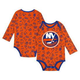 Outerstuff アウタースタッフ Infant Orange New York Islanders Dynamic Defender Long Sleeve Bodysuit ユニセックス