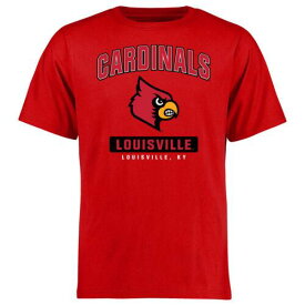 Fanatics Men's Red Louisville Cardinals Campus Icon T-Shirt メンズ
