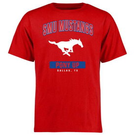 2023/12/25 Men's Red SMU Mustangs Campus Icon T-Shirt メンズ