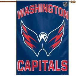 ウィンクラフト WinCraft Washington Capitals 28 x 40 Primary Logo Single-Sided Vertical Banner ユニセックス