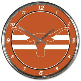 ウィンクラフト WinCraft Texas Longhorns Chrome Wall Clock ユニセックス