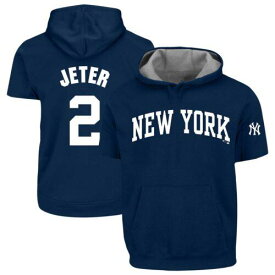 Men's Profile Derek Jeter Navy New York Yankees Big & Tall Fleece Short Sleeve メンズ