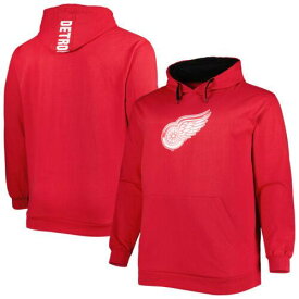 Profile Men's Red Detroit Red Wings Big & Tall Fleece Pullover Hoodie メンズ