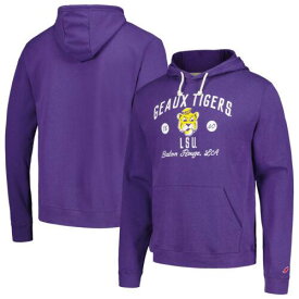 リーグ コレクティブル ウェア Men's League Collegiate Wear Purple LSU Tigers Bendy Arch Essential Pullover メンズ