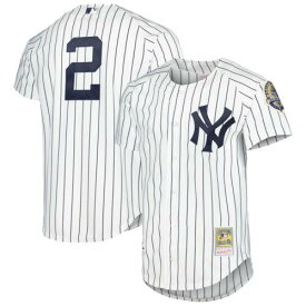 ミッチェルアンドネス Men's Mitchell & Ness Derek Jeter White New York Yankees Cooperstown Collection メンズ