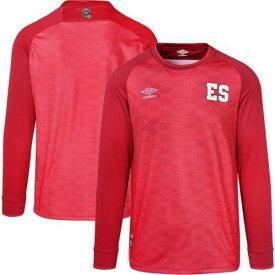 アンブロ Men's Umbro Red El Salvador National Team 2023 Replica Long Sleeve Jersey メンズ