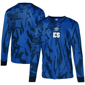 アンブロ Men's Umbro Blue El Salvador National Team 2023 Replica Long Sleeve Jersey メンズ