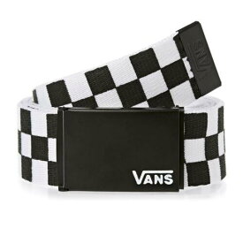 バンズ Vans OTW Deppster II Classic Web Belt (Black/White) Bottle Opener Checkerboard メンズ