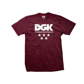 ディジーケー DGK Dirty Ghetto Kids All Star Short Sleeve Tee (Burgundy) T-Shirt メンズ