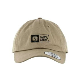 Salty Crew Alpha Strapback Hat (Khaki) 6-Panel Dad Cap メンズ