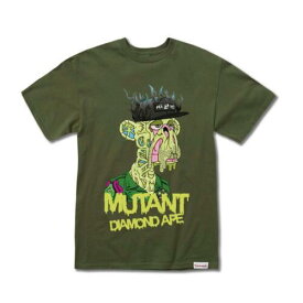 ダイヤモンド Diamond Supply Co Military Mutant Ape S/S Tee (Military Green) T-Shirt メンズ