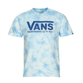 バンズ Vans Drop V Cloud Wash Short Sleeve Tee (True Blue) T-Shirt メンズ