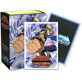 All Might Punch My Hero Academia Matte Art 100 Dragon Shield Sleeves Standard