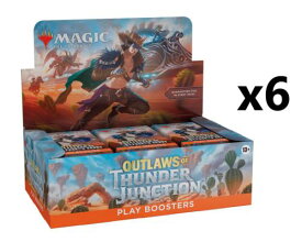 2023/12/28 SEALED CASE! 6x Play Booster Box Outlaws of Thunder Junction OTJ MTG