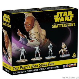 Atomic Mass Games This Party's Over Squad Pack Mace Windu Star Wars Shatterpoint