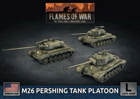 Battlefront Miniatures M26 Pershing Tank Platoon American Flames of War