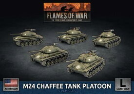 Battlefront Miniatures M24 Chaffee Tank Platoon American Flames of War