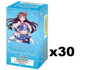 2023/12/28 SEALED CASE 30x English Premium Booster Box Hololive Weiss Schwarz IN STOCK