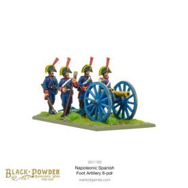 Warlord Games Napoleonic Spanish foot artillery 8-pdr Black Powder Warlord
