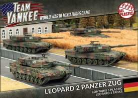 Battlefront Miniatures Leopard 2 Panzer Zug West German Team Yankee World War III NEW