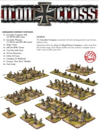 Battlefront Miniatures Iron Cross Grenadier Company Army Deal German Mid War Flames of War