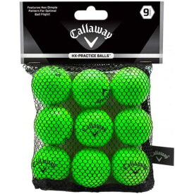 キャロウェイ Callaway HX 9 Count Practice Golf Balls - Green メンズ