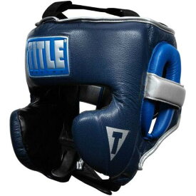 Title Boxing Royalty Leather Training Headgear - Royal/Navy ユニセックス