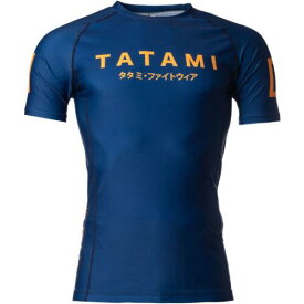 Tatami Fightwear Katakana Short Sleeve Rashguard - Navy ユニセックス