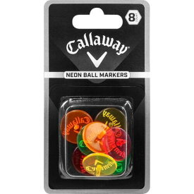 キャロウェイ Callaway Neon Golf Ball Markers - 8-Pack - Multicolor ユニセックス