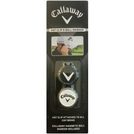 キャロウェイ Callaway Golf Hat Clip and Ball Marker - Black/White ユニセックス