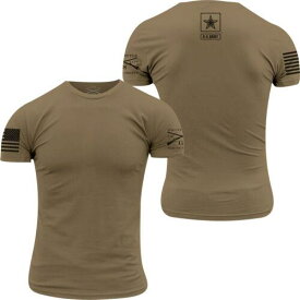 グラント Grunt Style Army - Basic Back Logo T-Shirt - Tan 499 メンズ