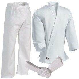 Century Martial Arts センチュリー Century 7 oz. Middleweight Student Uniform with Elastic Pant - White ユニセックス