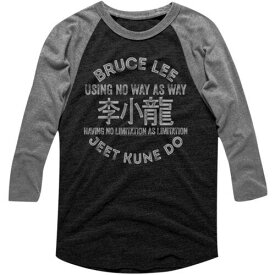 American Classics Bruce Lee Raglan Shirt - Small - Vintage Black/Premium Heather メンズ