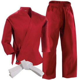 Century Martial Arts センチュリー Century 6 oz. Lightweight Student Uniform with Elastic Pants - Red ユニセックス