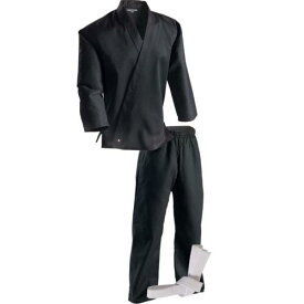 Century Martial Arts センチュリー Century Kid's 6 oz. Lightweight Student Uniform w/ Elastic Pants - Black -kimono ユニセックス