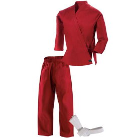 Century Martial Arts センチュリー Century Kid's 7 oz. Middleweight Student Uniform with Elastic Pant - Red ユニセックス