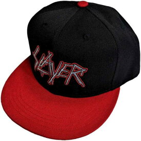 Rock Off Slayer - Dripping Logo Outline - Black OSFA Snapback Baseball Cap メンズ