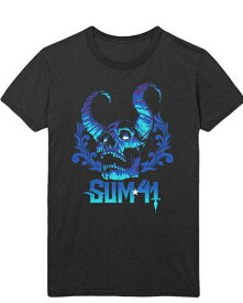 Sum 41 - Blue Demon with Backprint - Black t-shirt メンズ