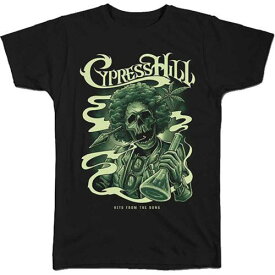 Cypress Hill - Skull Bong- Black t-shirt メンズ