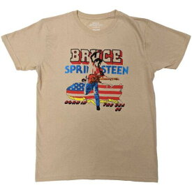 Live Nation Bruce Springsteen - Born In The USA '85 - Sand T-shirt メンズ