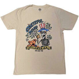Grateful Dead - Atlanta Flowers - Natural t-shirt メンズ
