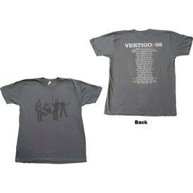 U2 - Black/Grey Vertigo 2005 Tour w/ backprint-Limited Edition Tour stock - Grey メンズ